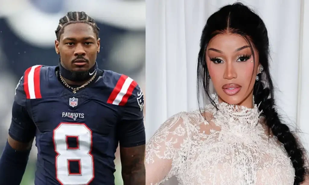 Stefon Diggs and Cardi B