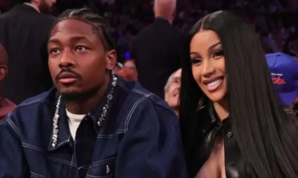 Stefon Diggs and Cardi B